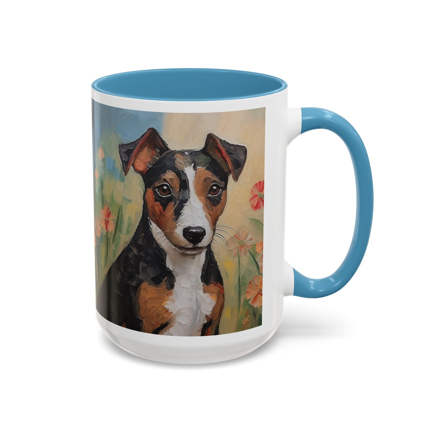 Teddy Roosevelt Terrier - Ceramic Accent Coffee Mug - 2 Sizes