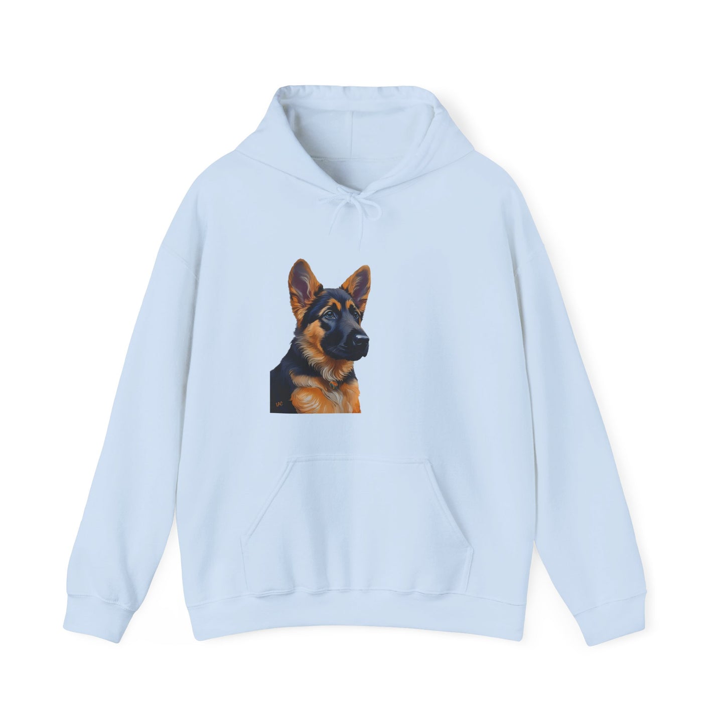German Shepherd Puppy Love Hooded Sweatshirt