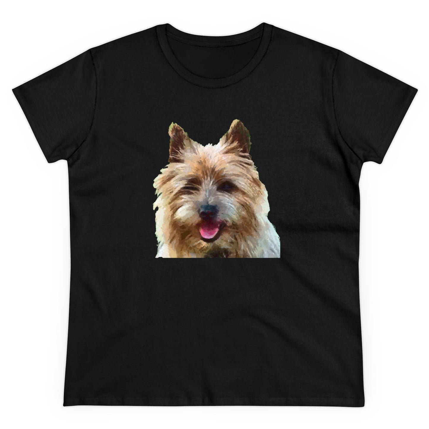 Cairn Terrier Women's Midweight Cotton Tee
