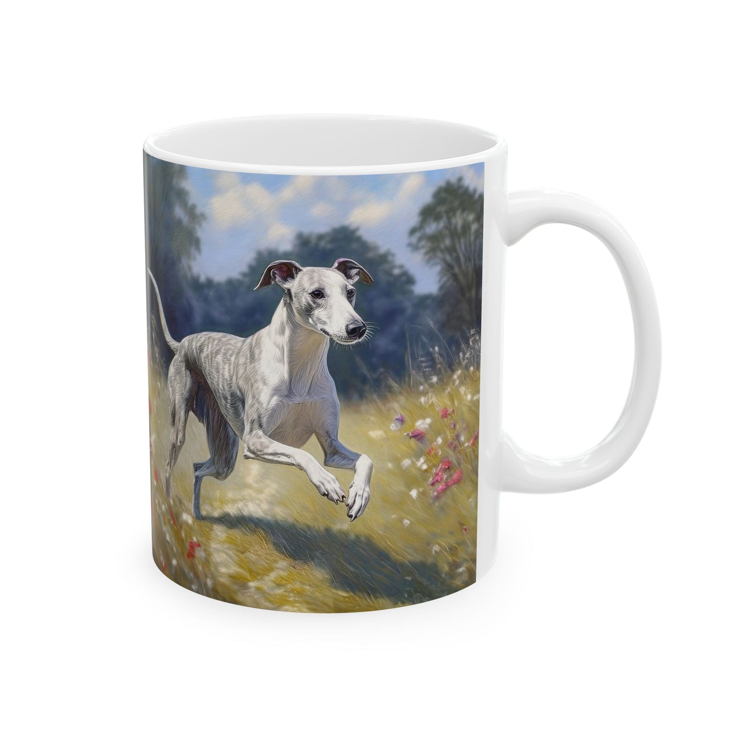 Whippet -- Ceramic Mug, (11oz, 15oz)