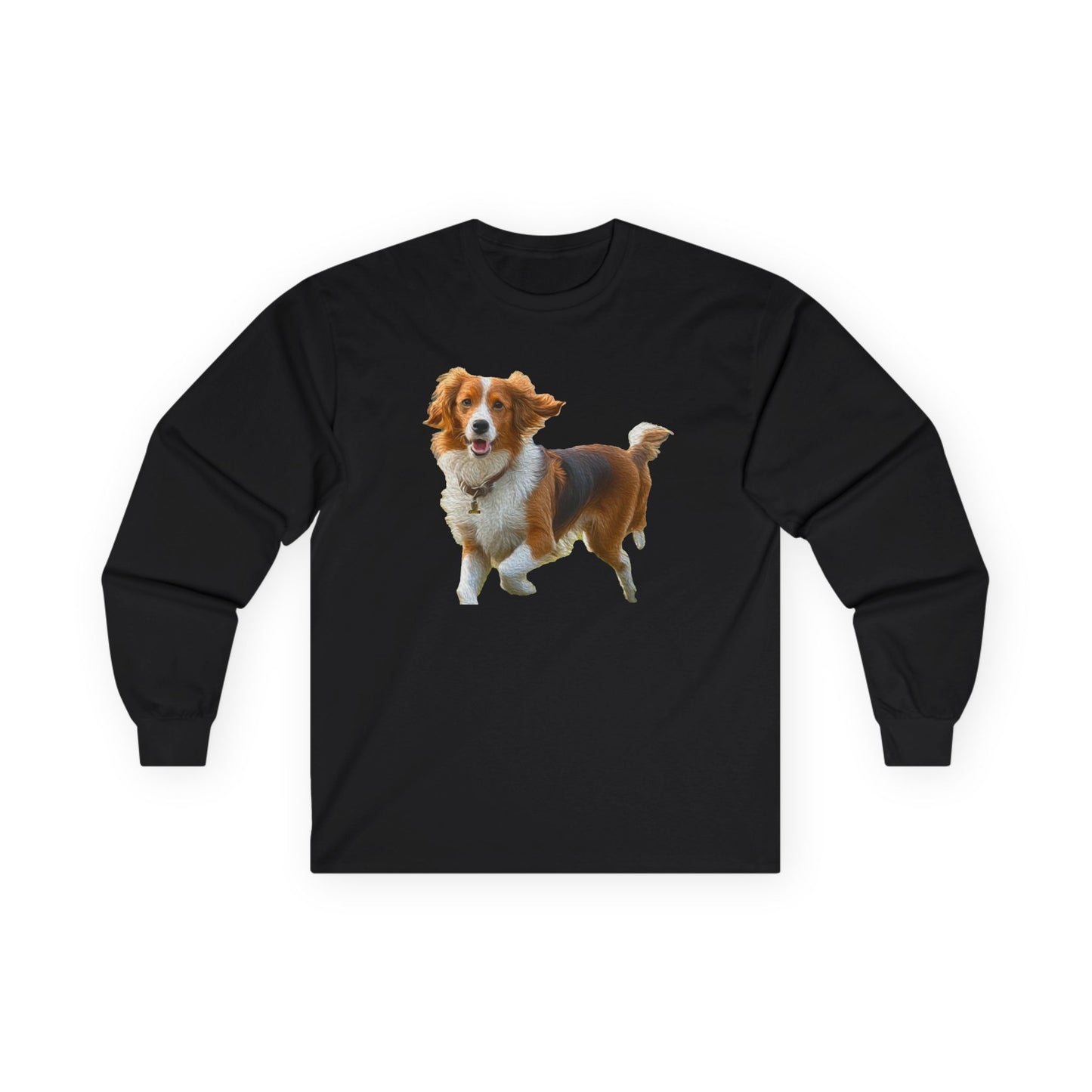 Nederlandse Kooikerhondje Unisex Classic Cotton Long Sleeve Tee