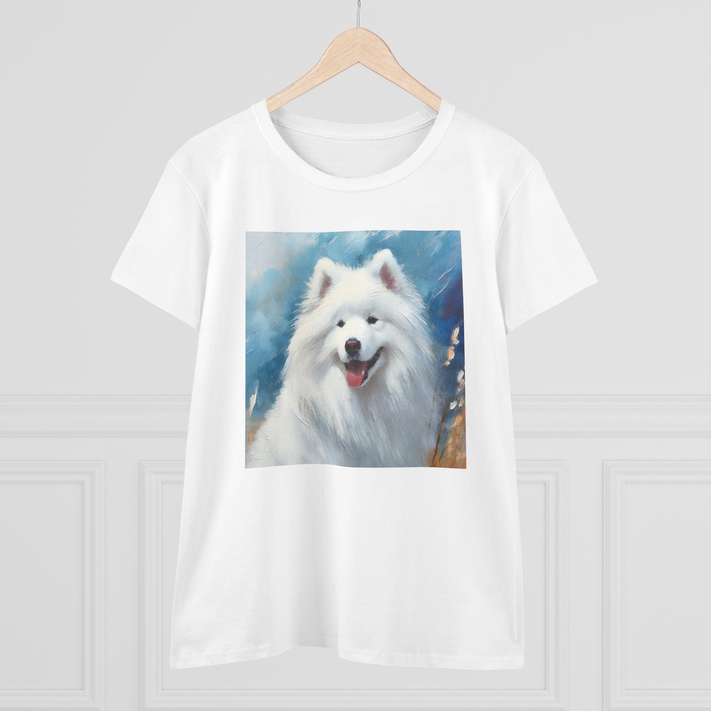 Samoyed Women's Midweight Cotton Tee