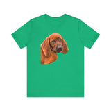 Redbone Coonhound Unisex Jersey Short Sleeve Tee