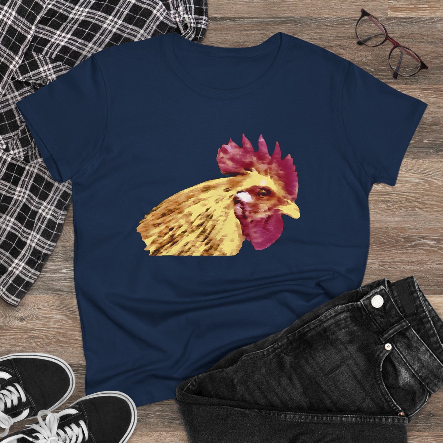 Rooster 'Spencer' Women's Midweight Cotton Tee
