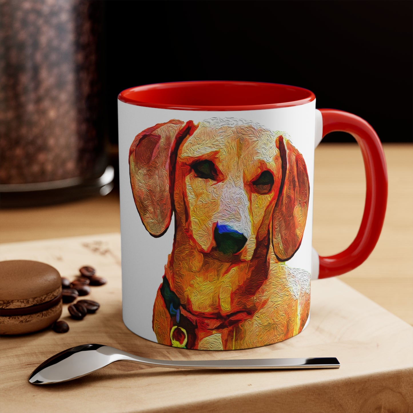 Dachshund 'Daisy' Accent Coffee Mug, 11oz