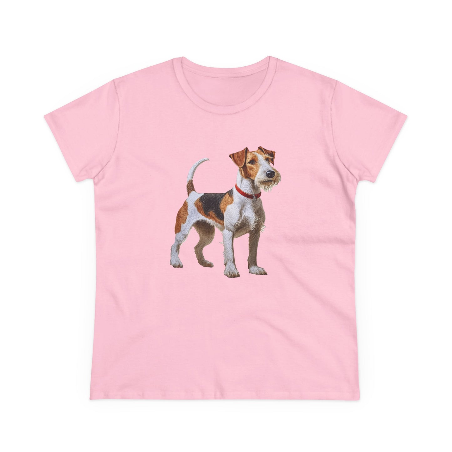 Wire Fox Terrier Women's Midweight Cotton Tee