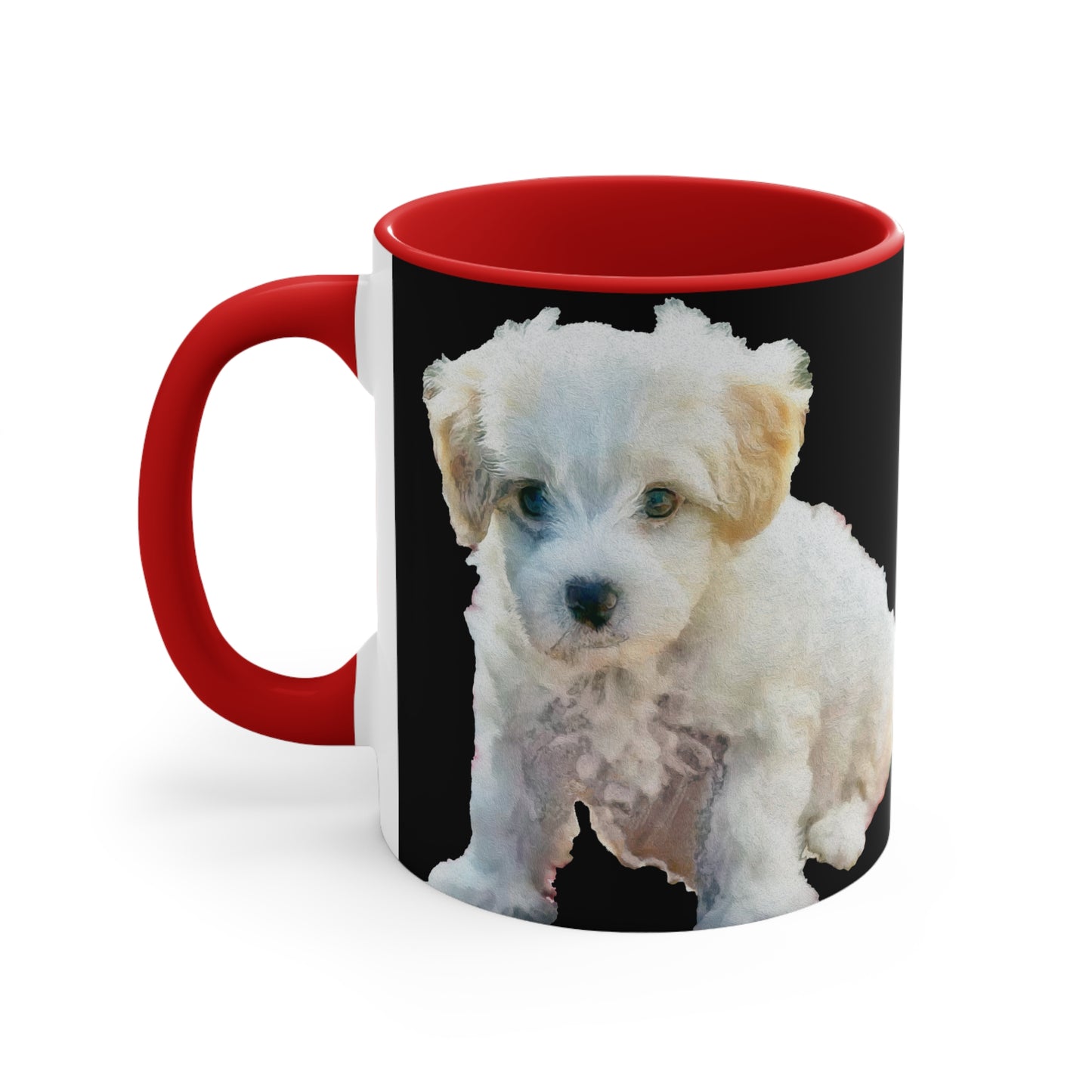 Bichon Frise Accent Coffee Mug - 11oz Delight