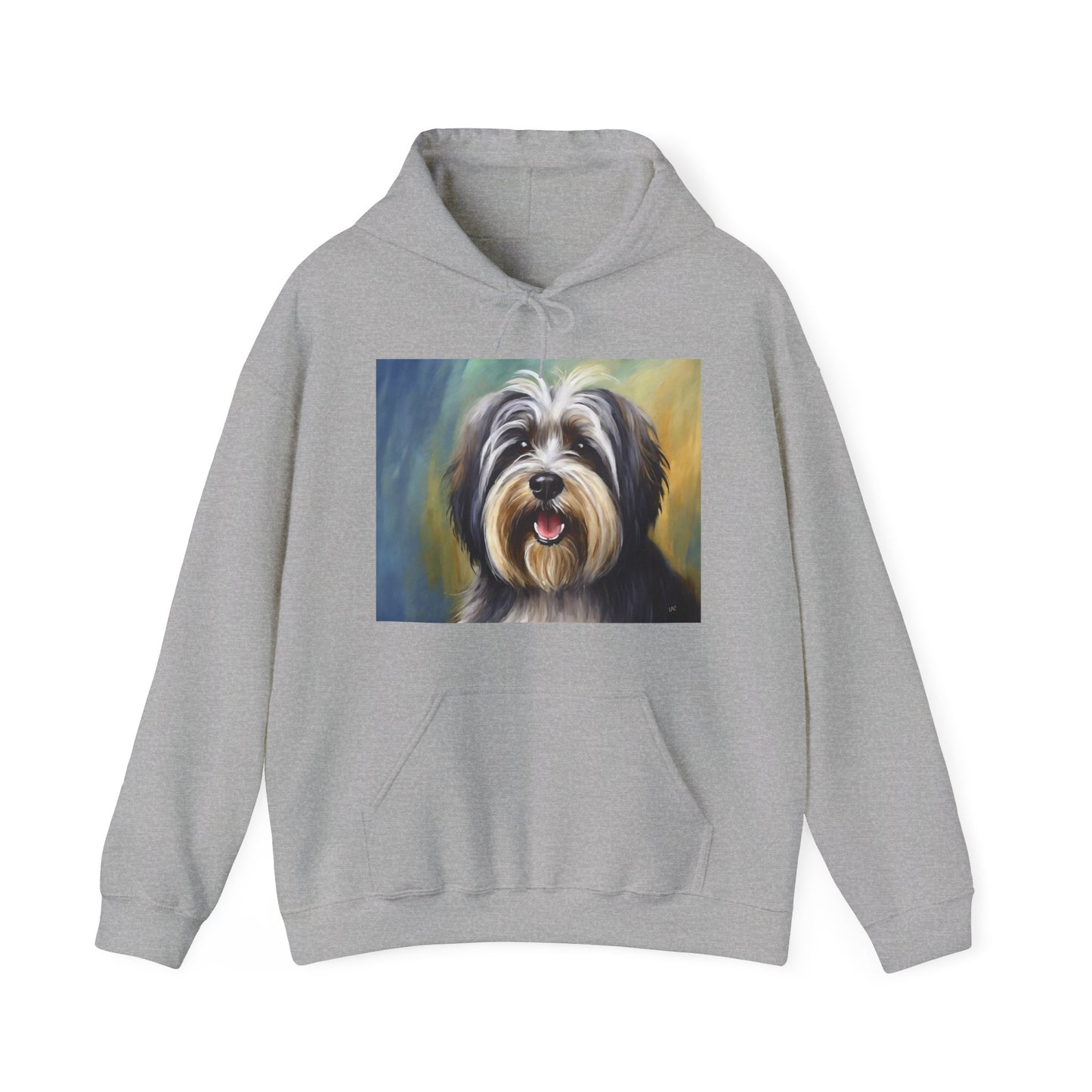 Tibetan Terrier 50/50 Hooded Sweatshirt