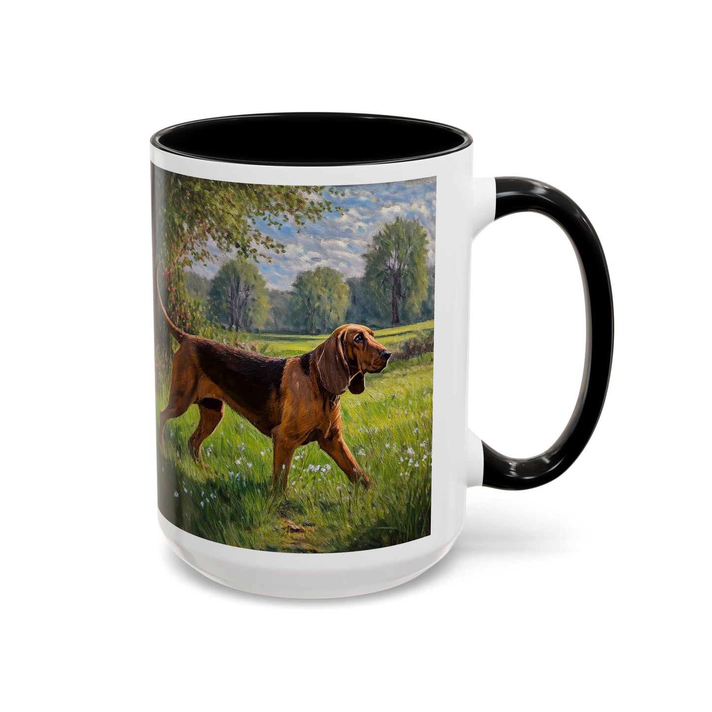 Bloodhound Ceramic Accent Coffee Mug