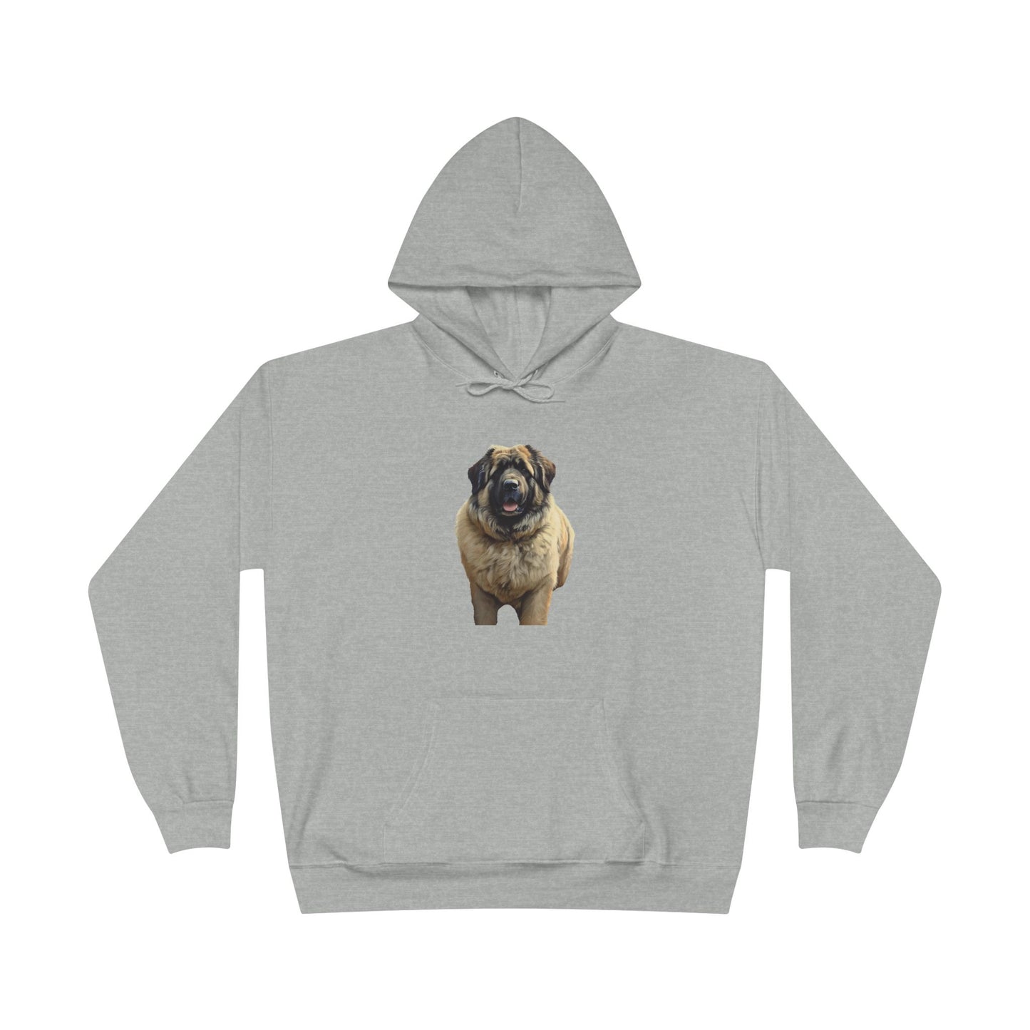 Caucasian Shepherd Dog Unisex Fleece Lined Pullover Hoodie Sweatshirt