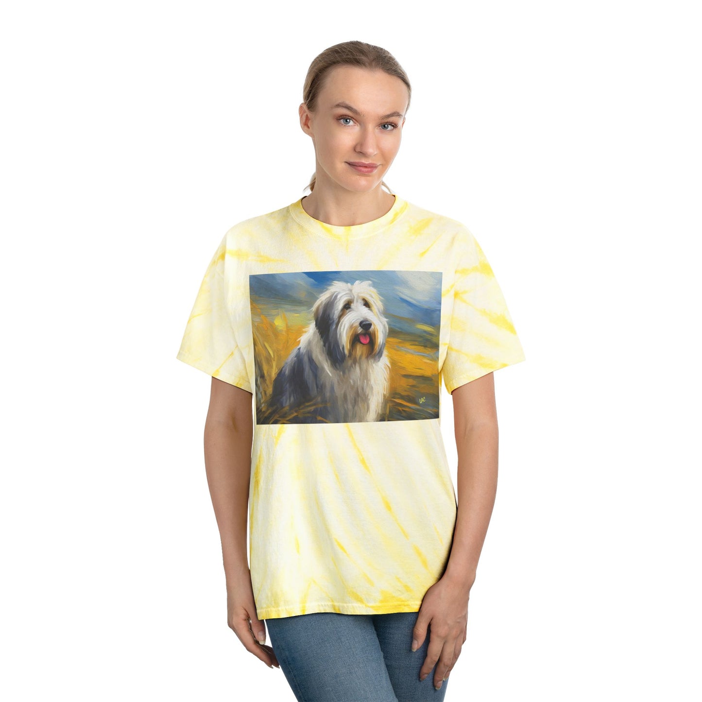 Old English Sheepdog Classic Tie-Dye Tee, Cyclone