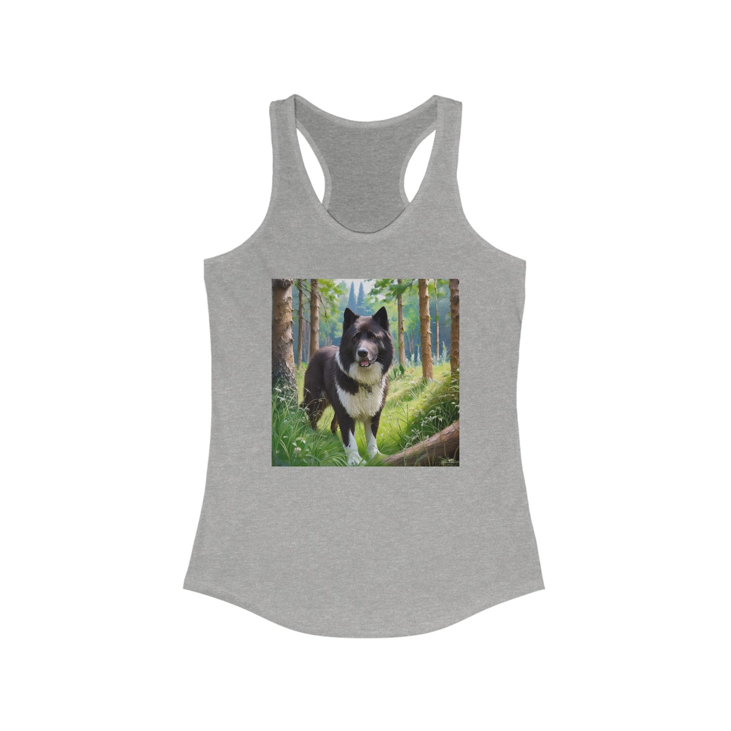 Karelian Bear Dog Women's Racerback Tank