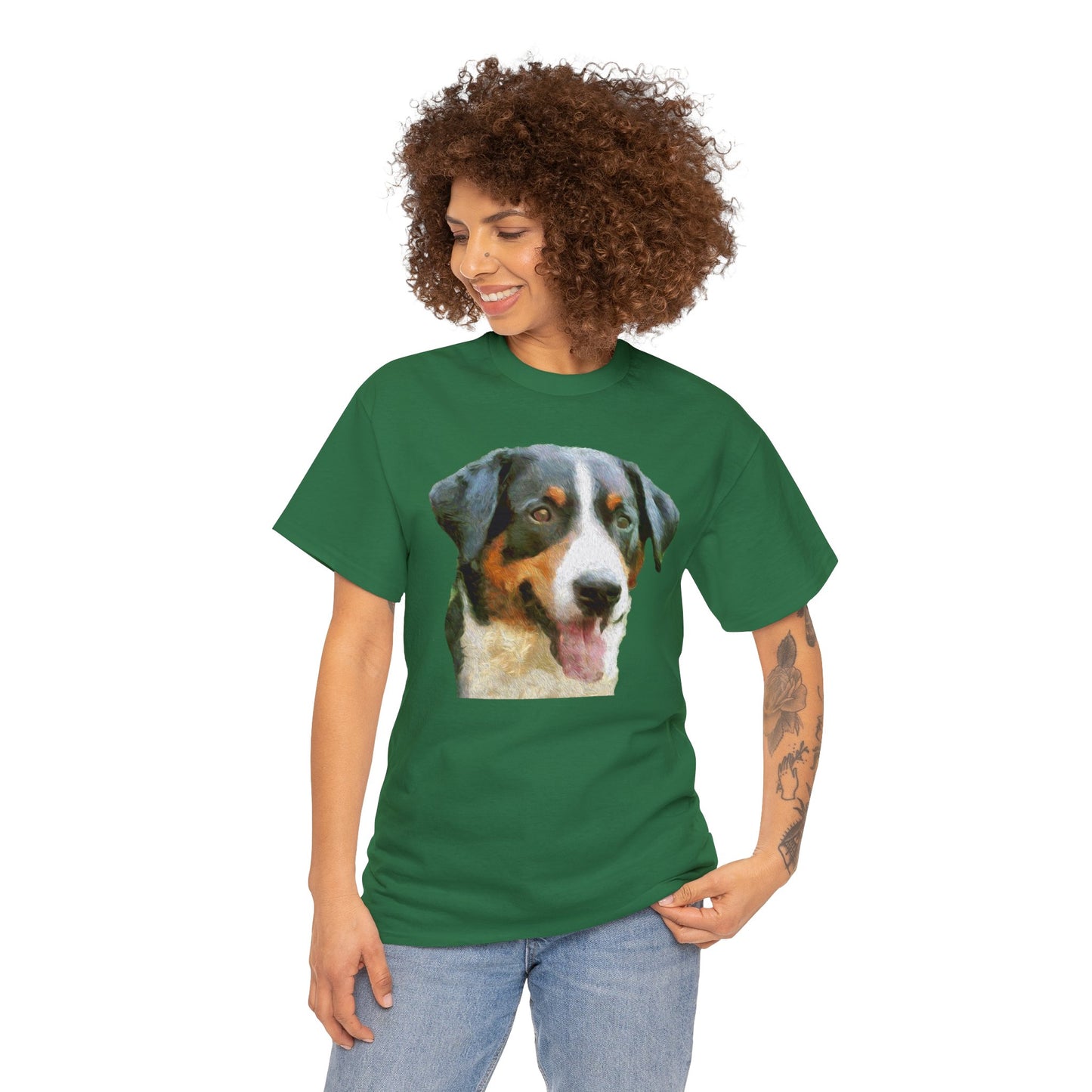 Appenzeller Sennenhund Classic Unisex Heavy Cotton Tee