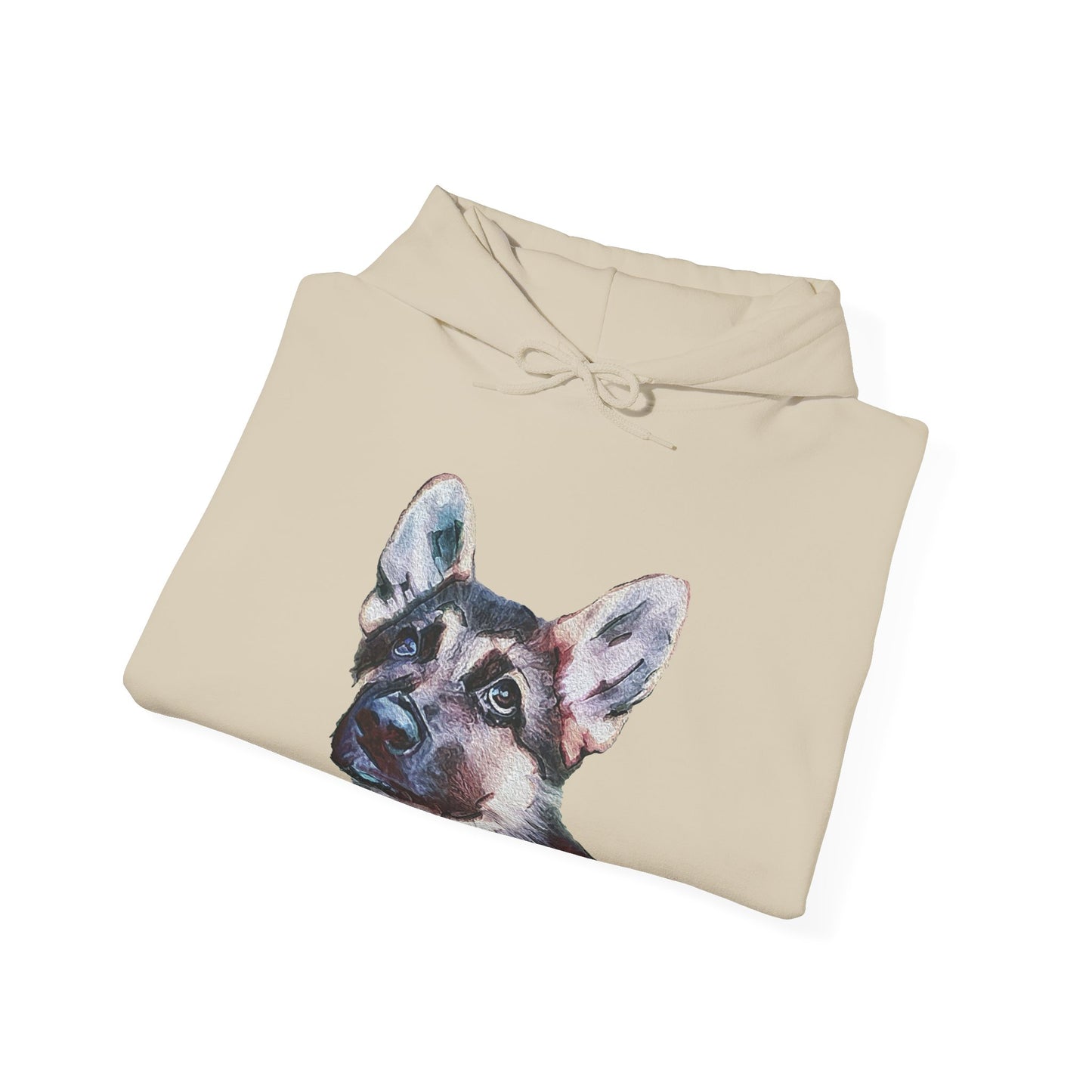 German Shepherd 'Sly' Unisex 50/50 Hoodie