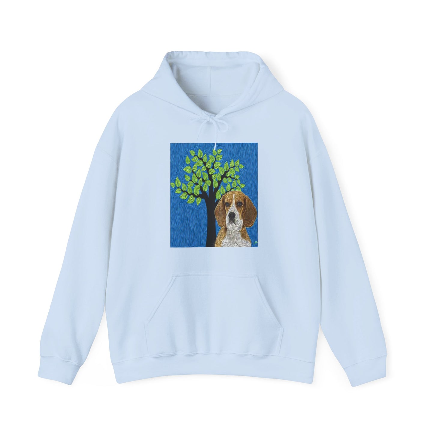 Beagle 'Hopper' Unisex 50/50 Hoodie