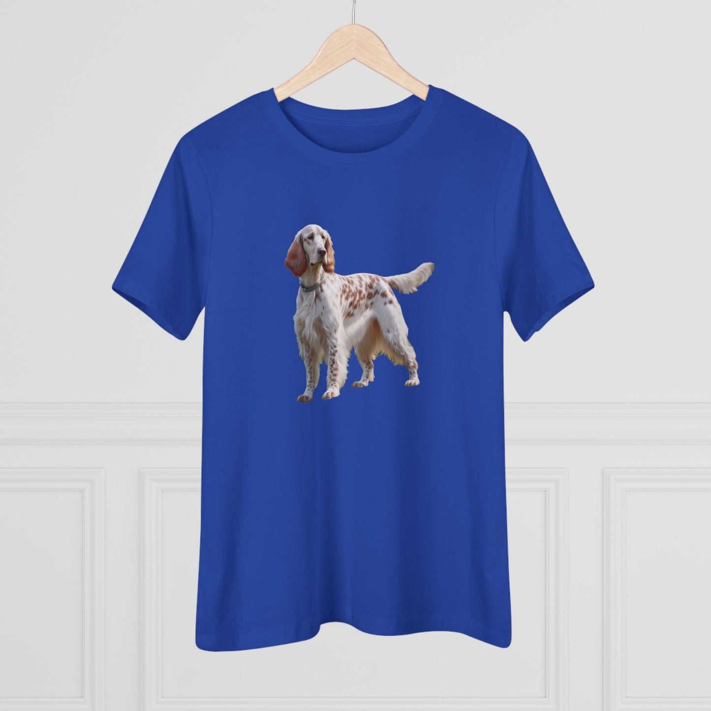 English Setter #4 - Women's Relaxed Fit Cotton Tee