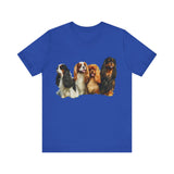 King Charles Spaniels 'Cavalier Club' Unisex Jersey Short Sleeve Tee