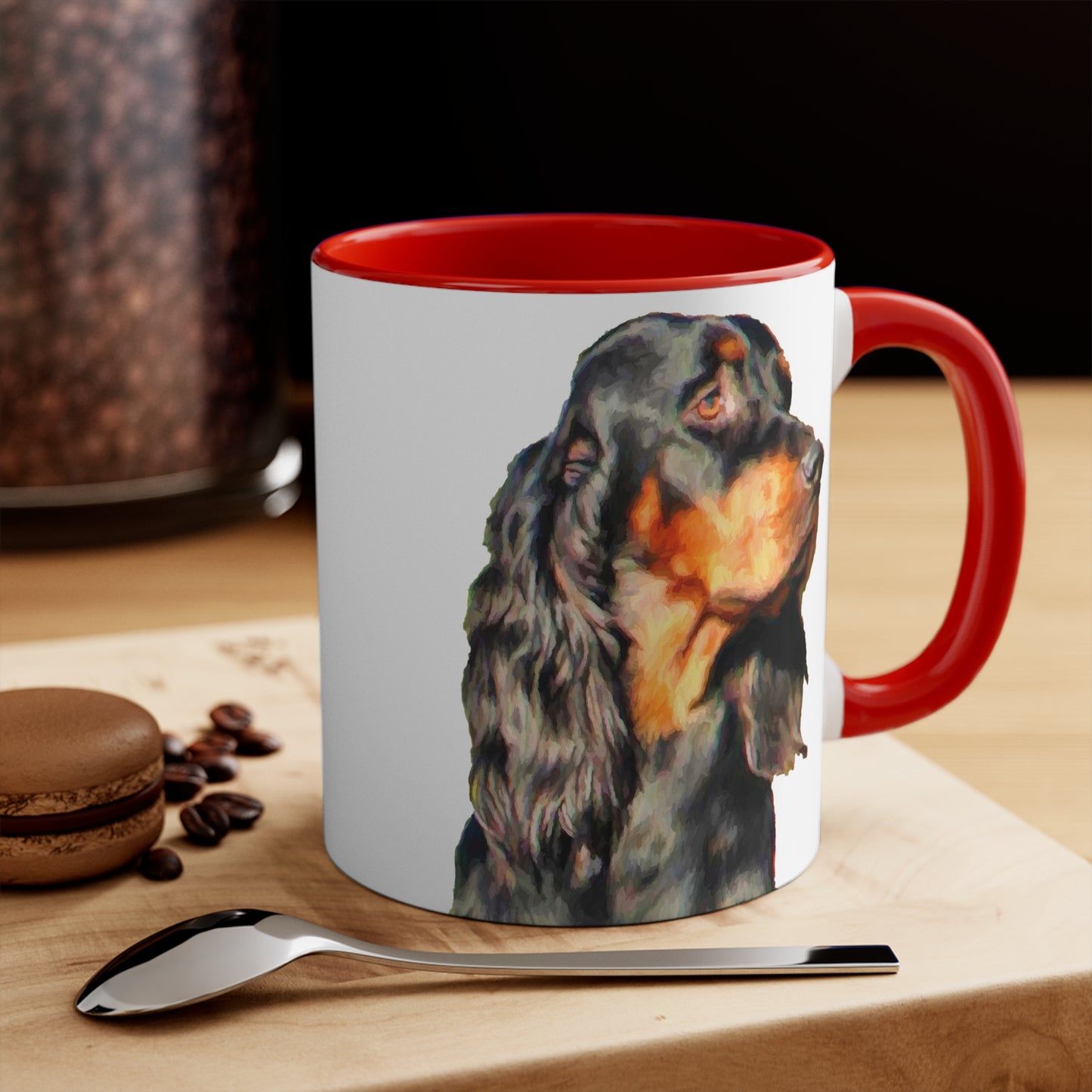Gordon Setter Accent Coffee Mug, 11oz - Sip in Style!