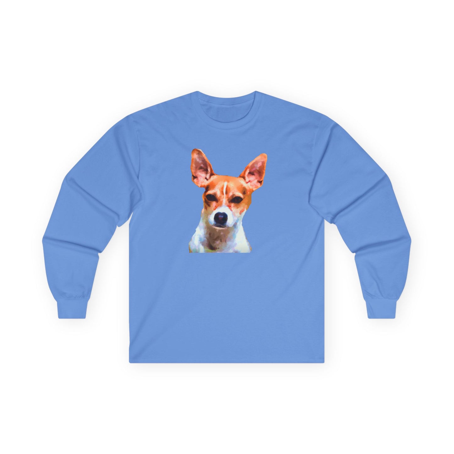 Rat Terrier Unisex Cotton Long Sleeve Tee