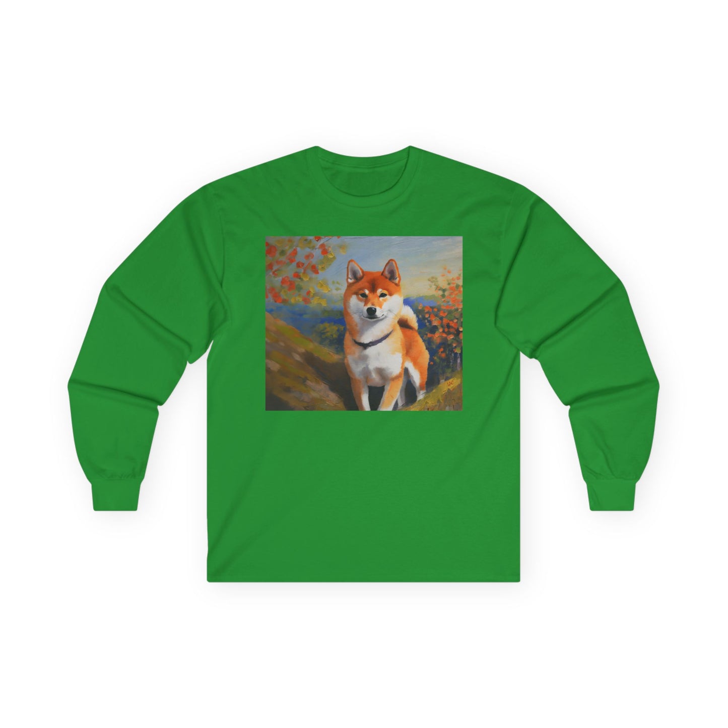 Shiba Inu Cotton Long Sleeve Tee