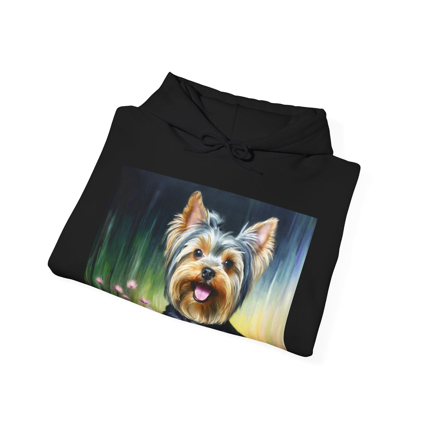 Yorkie #3 50/50 Hooded Sweatshirt