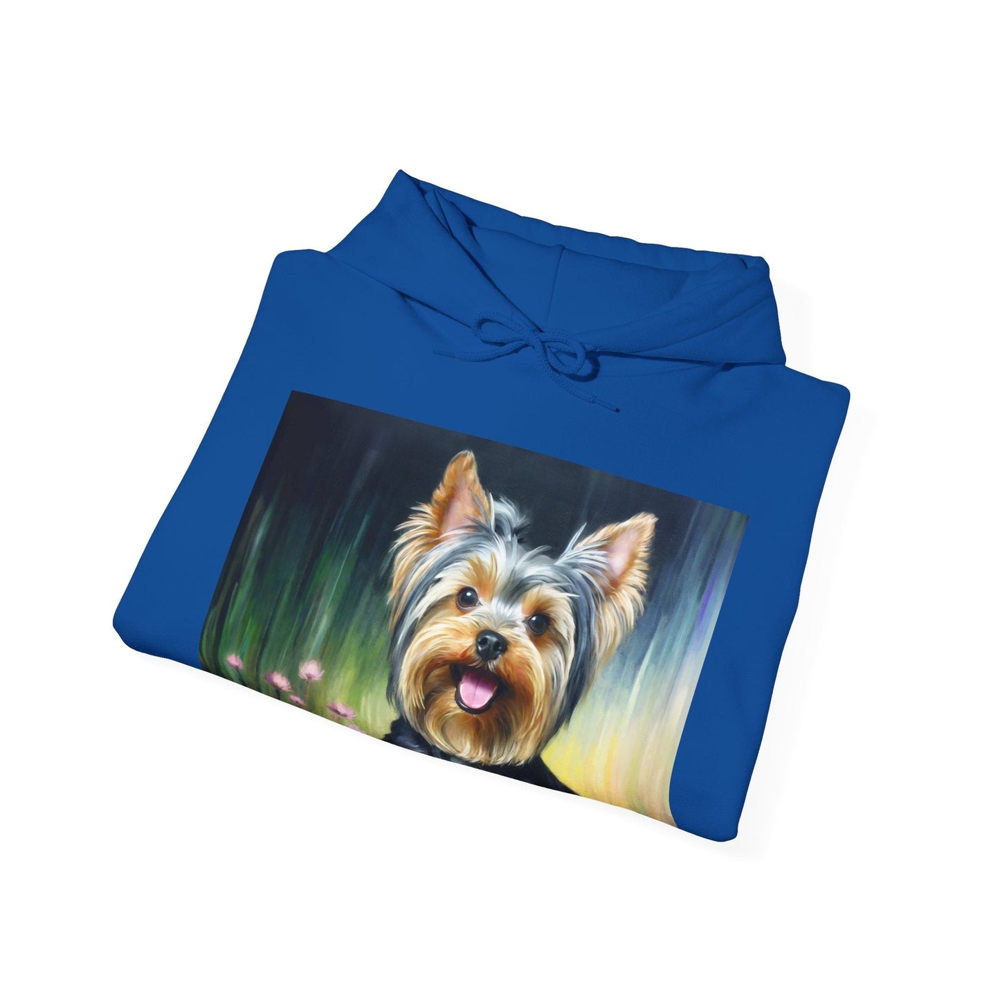 Yorkie #3 50/50 Hooded Sweatshirt