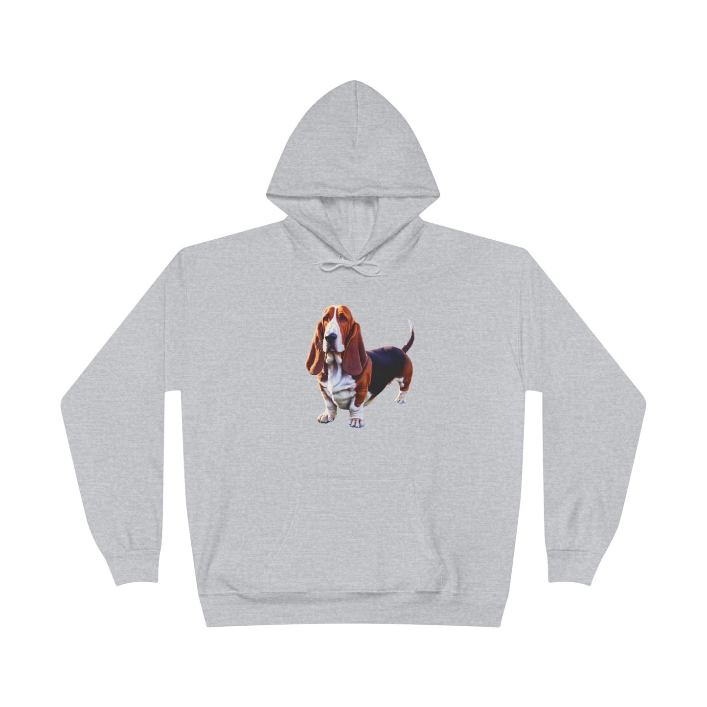 Basset Hound -- Unisex Fleece Lined Pullover Hoodie Sweatshirt