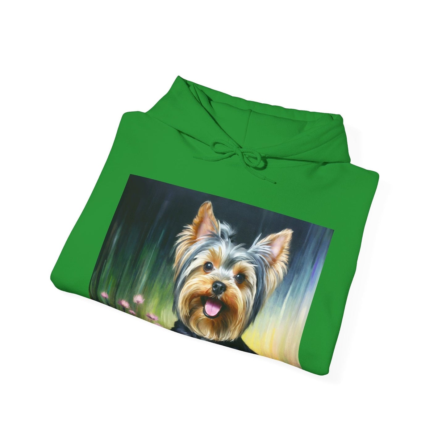 Yorkie #3 50/50 Hooded Sweatshirt