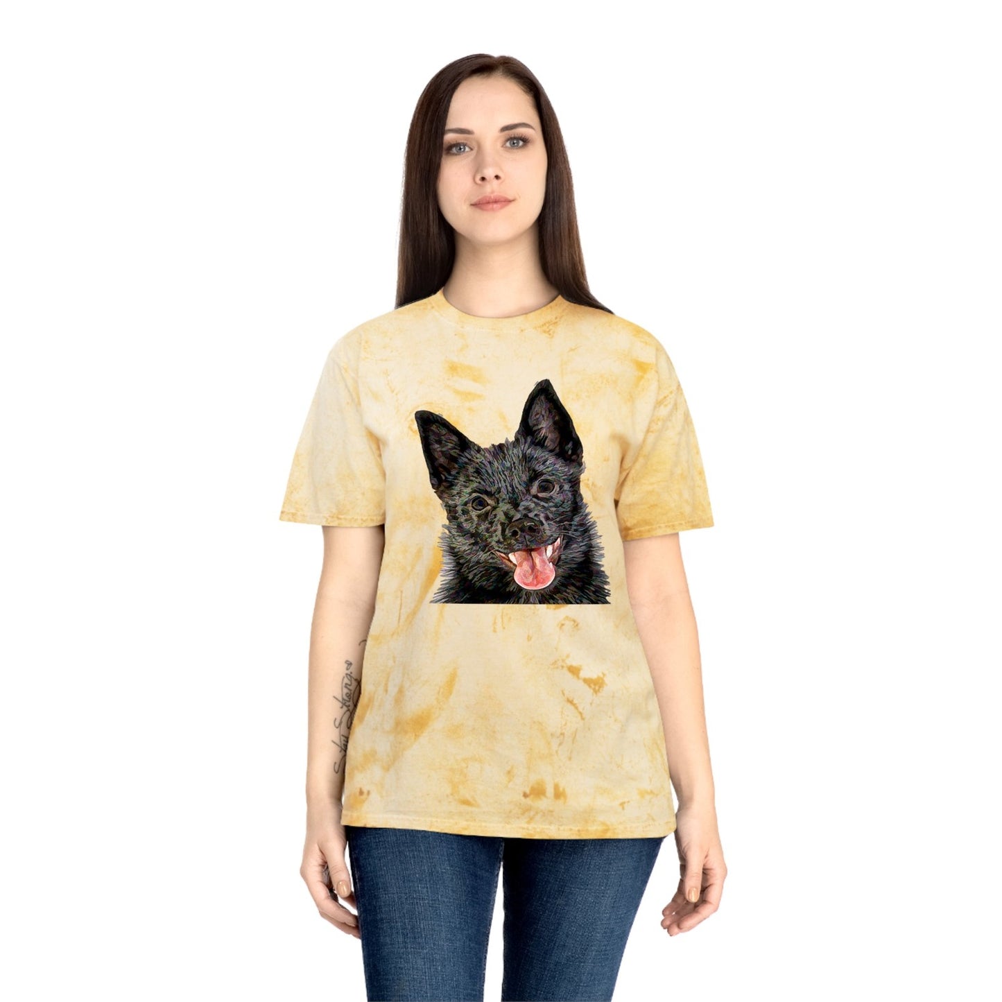 Schipperke Unisex Cotton Color Blast T-Shirt