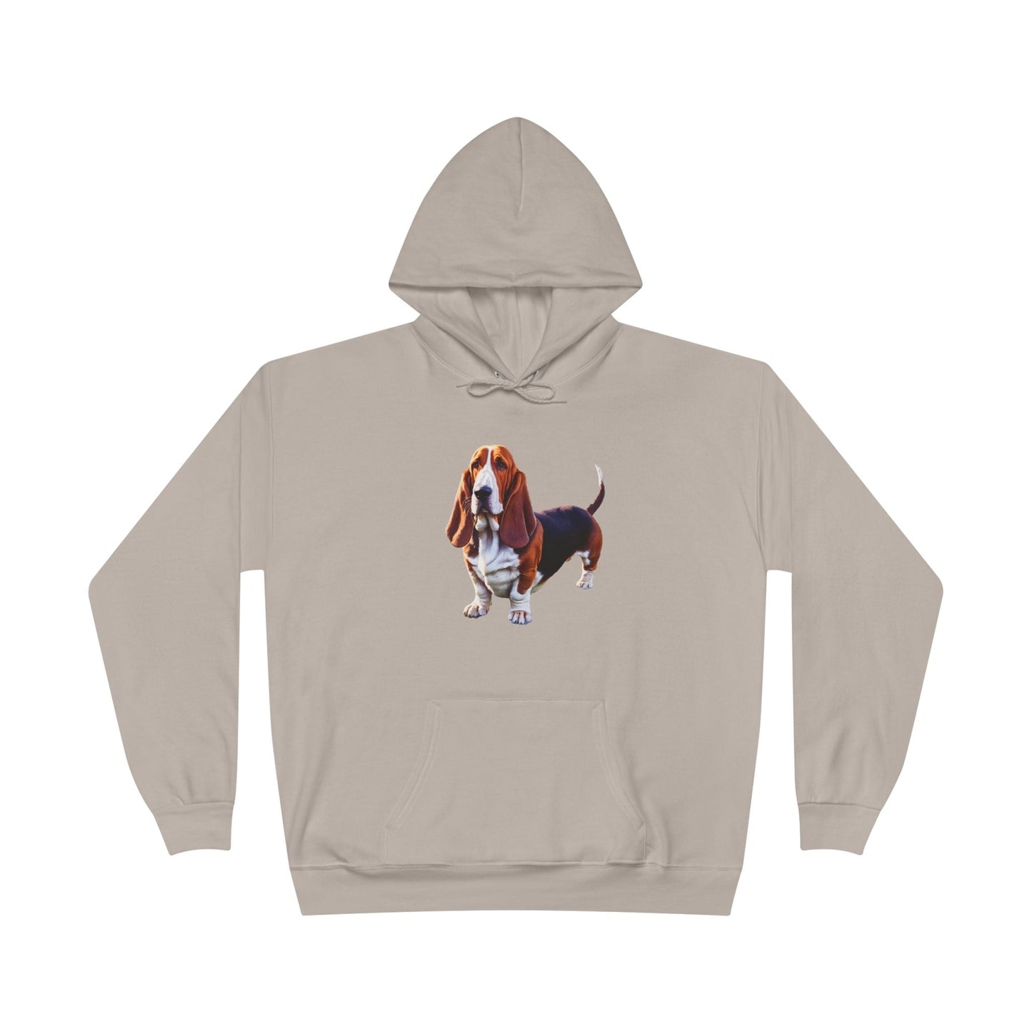 Basset Hound -- Unisex Fleece Lined Pullover Hoodie Sweatshirt