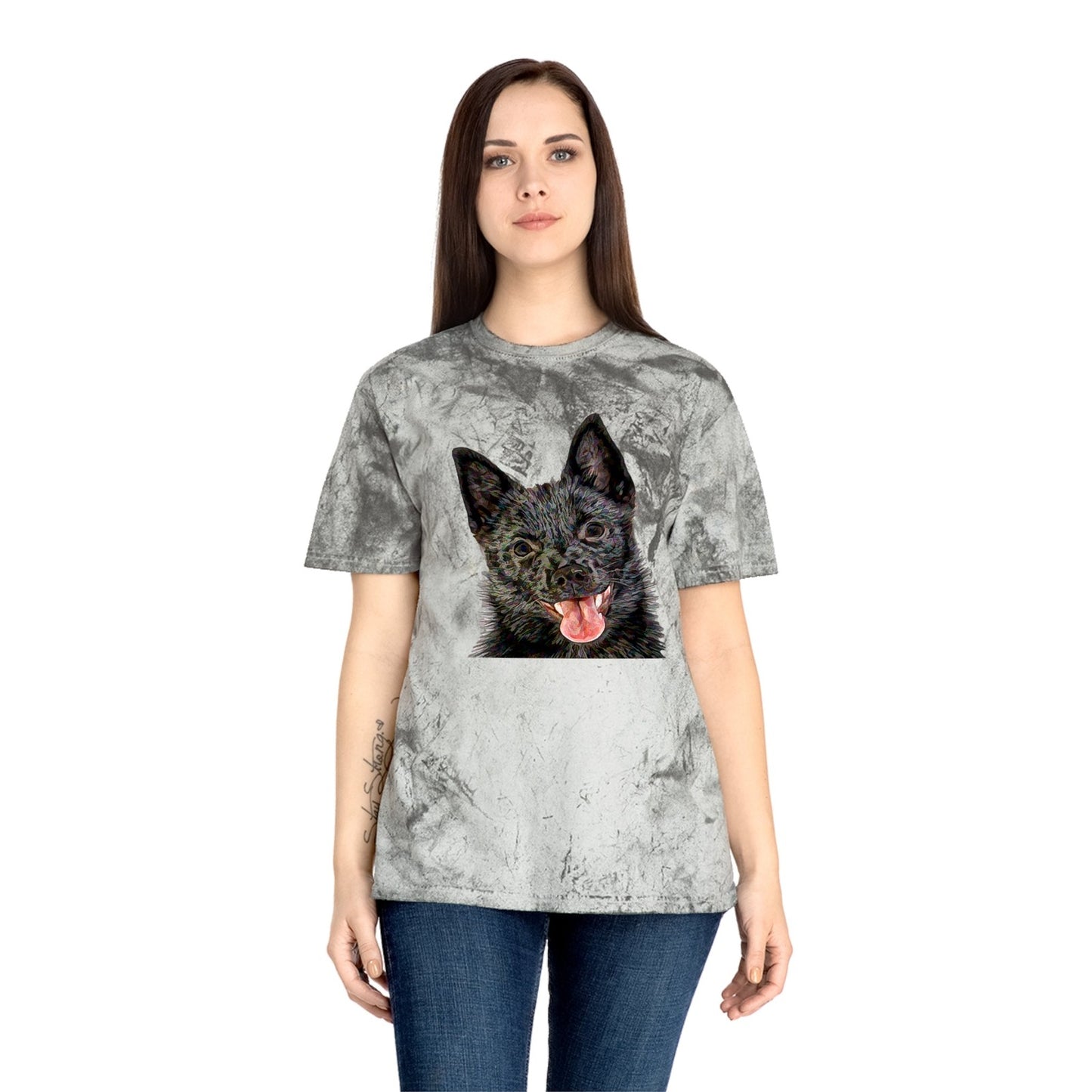 Schipperke Unisex Cotton Color Blast T-Shirt
