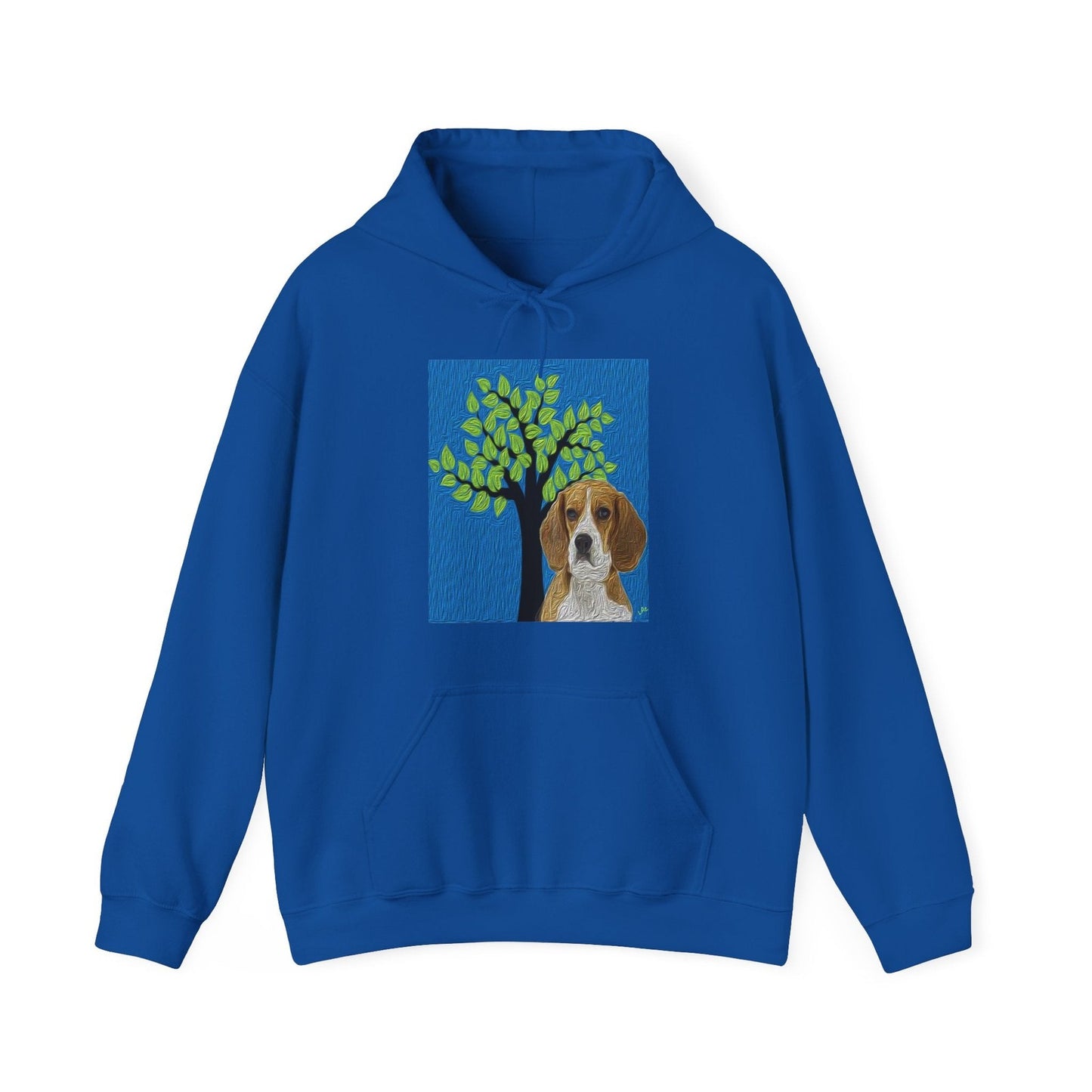 Beagle 'Hopper' Unisex 50/50 Hoodie
