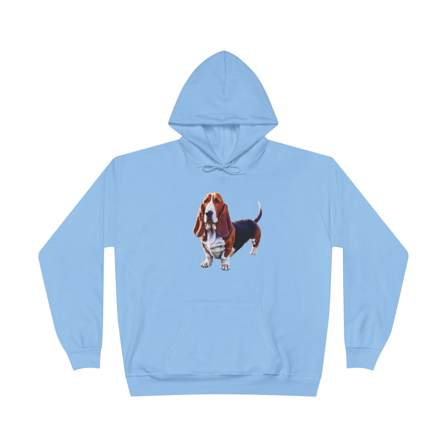 Basset Hound -- Unisex Fleece Lined Pullover Hoodie Sweatshirt