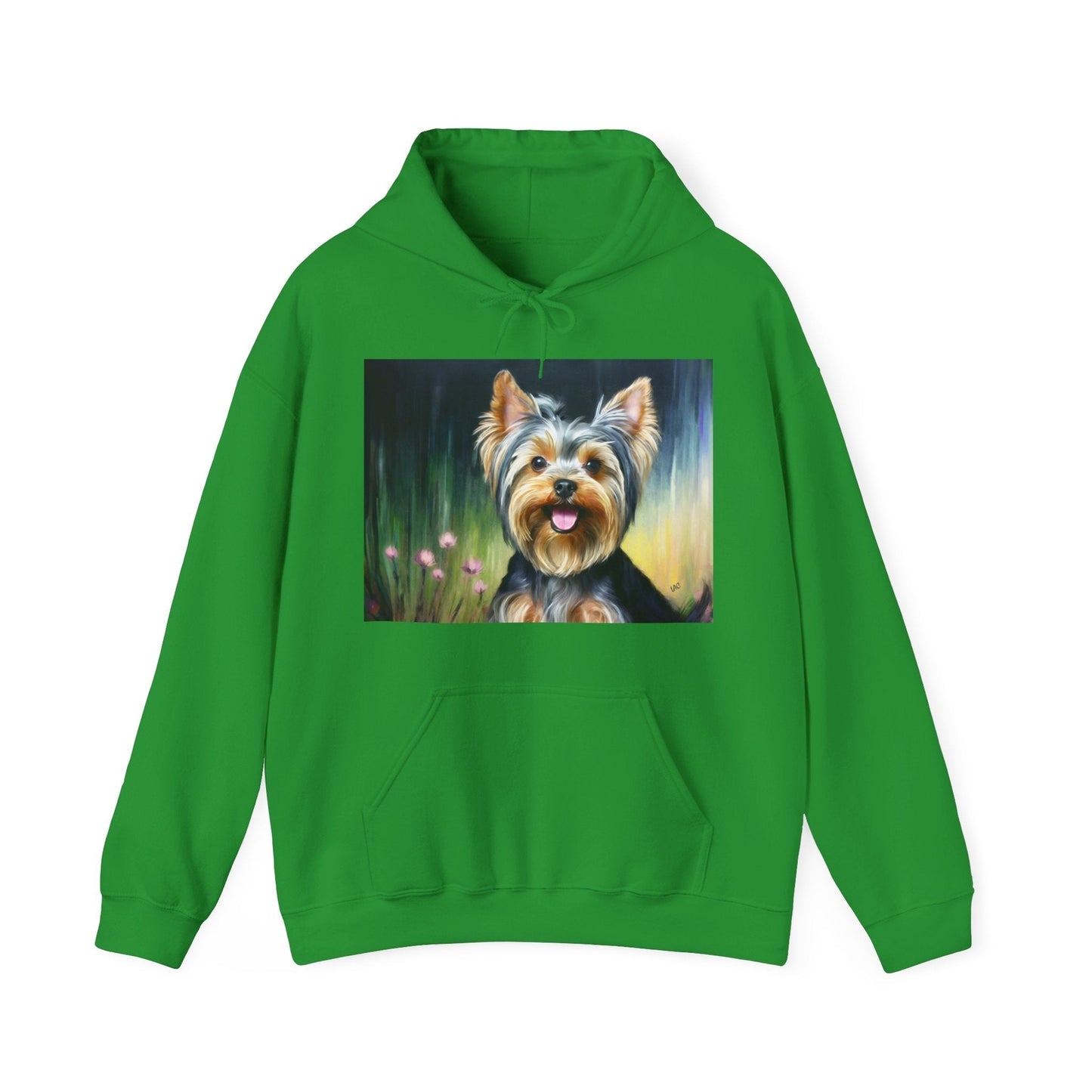 Yorkie #3 50/50 Hooded Sweatshirt