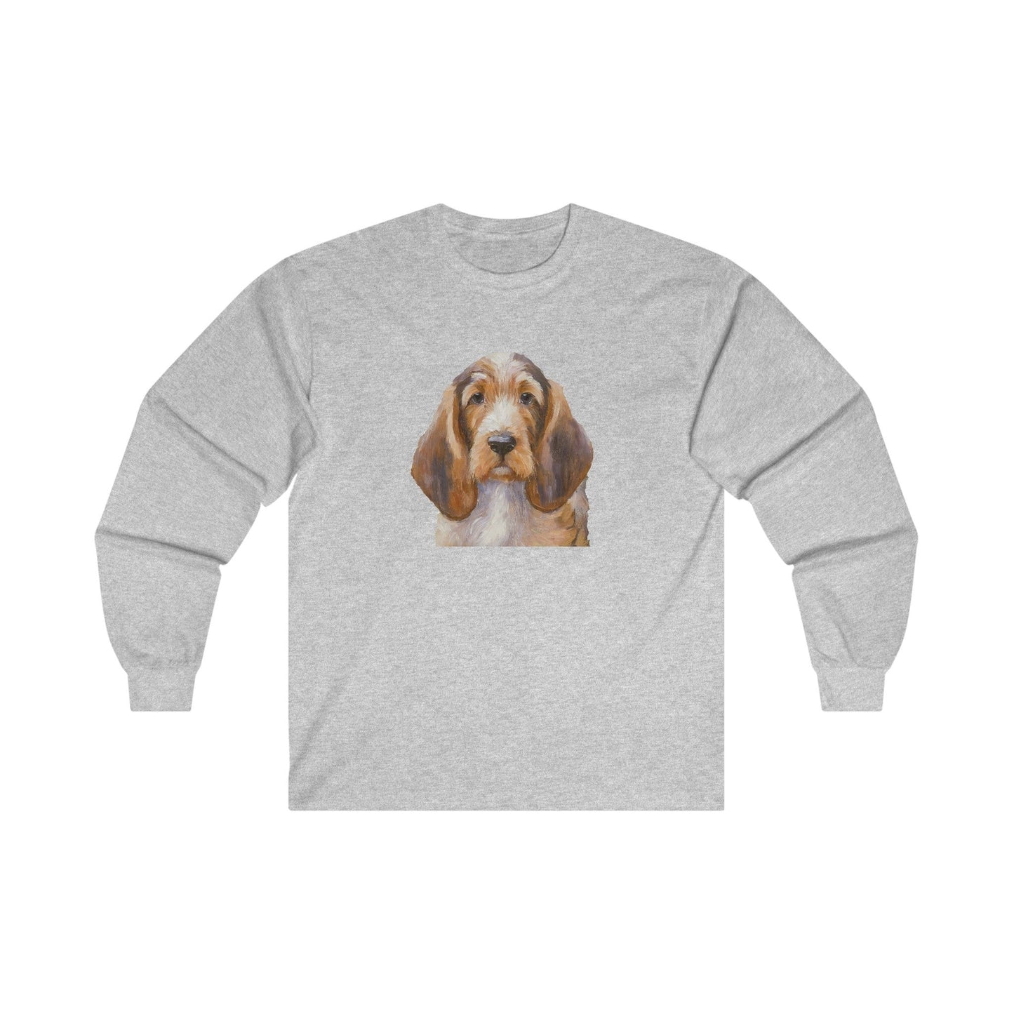 Basset Fauve de Bretagne Cotton Long Sleeve Tee