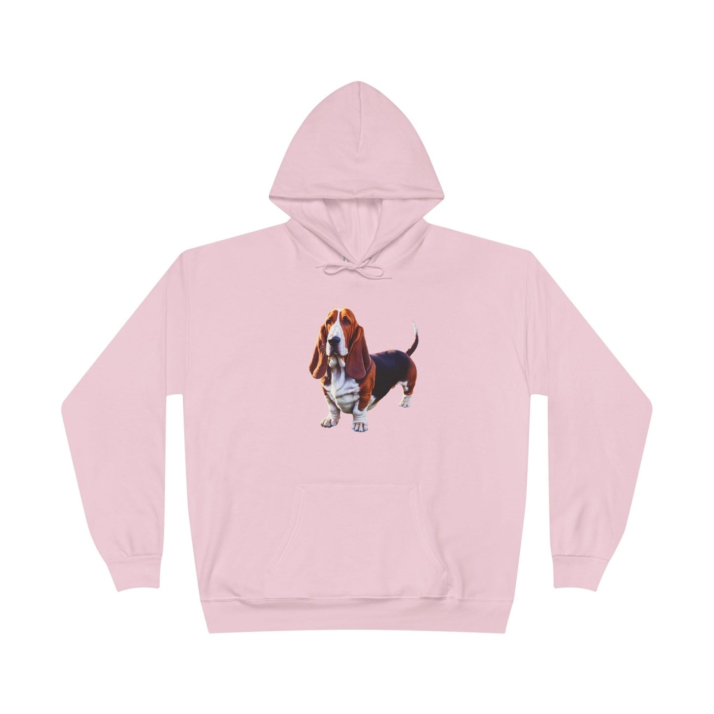 Basset Hound -- Unisex Fleece Lined Pullover Hoodie Sweatshirt