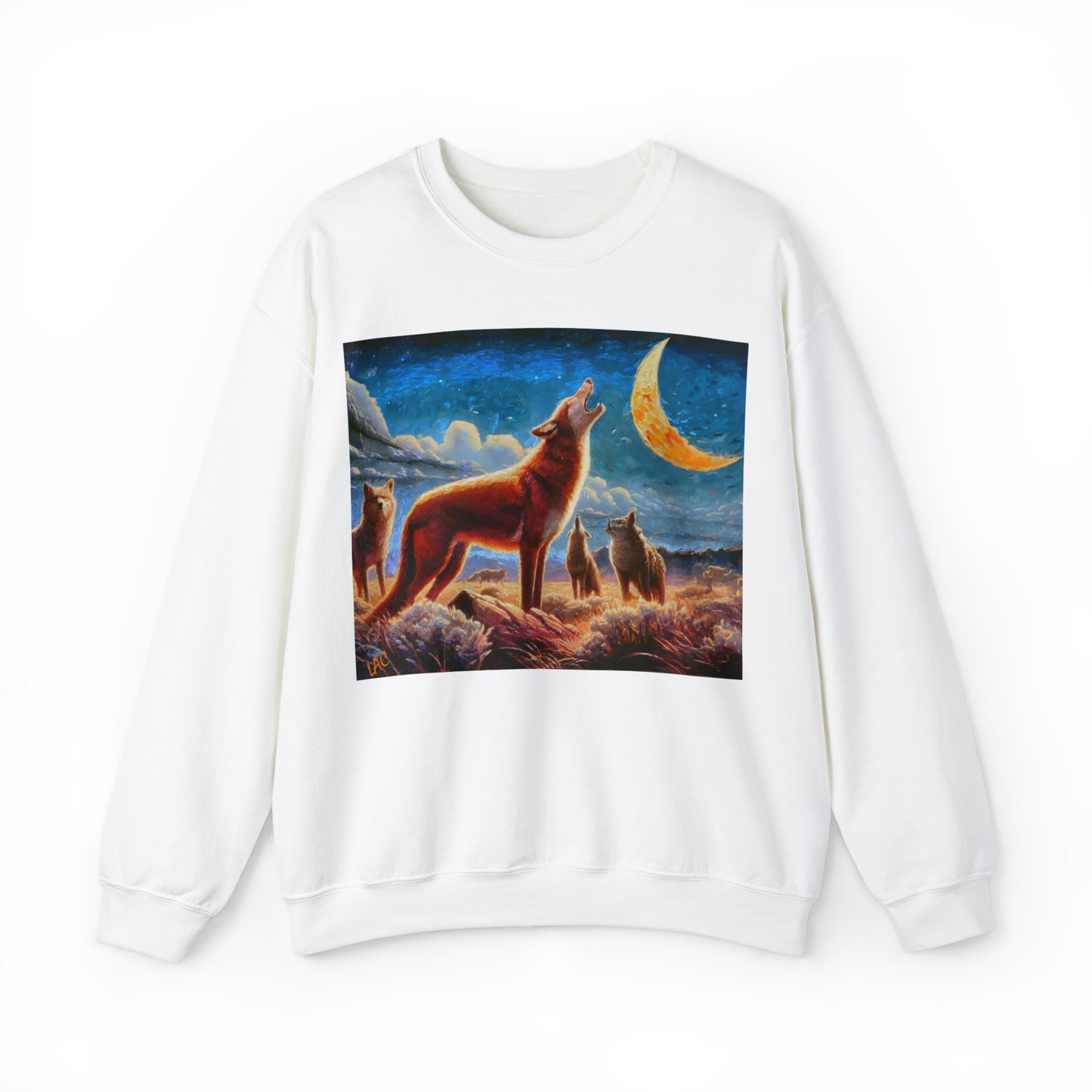 Coyotees - In Moonlight Unisex 50/50 Crewneck Sweatshirt