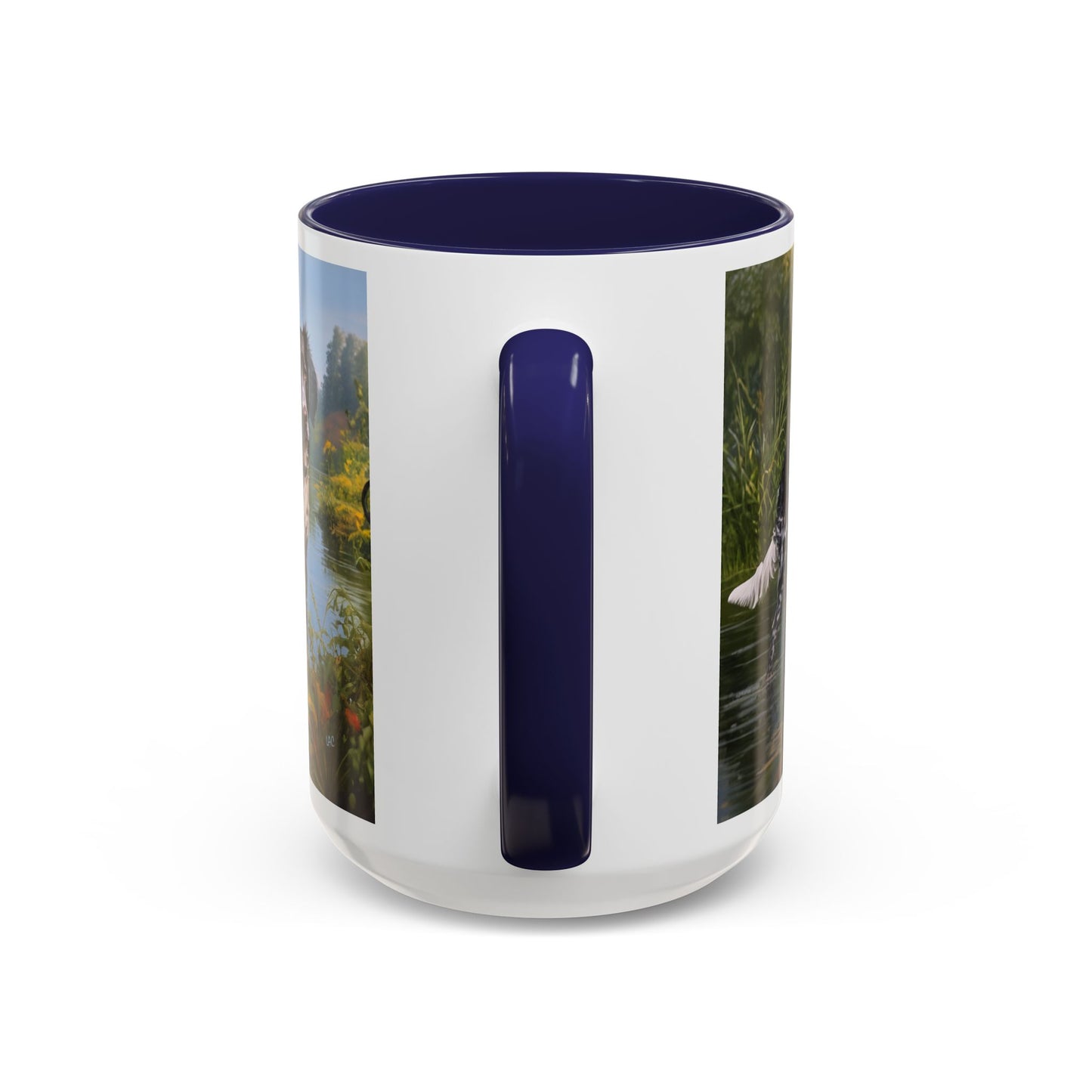 Large Munsterlander - Ceramic Accent Coffee Mug - 2 Sizes
