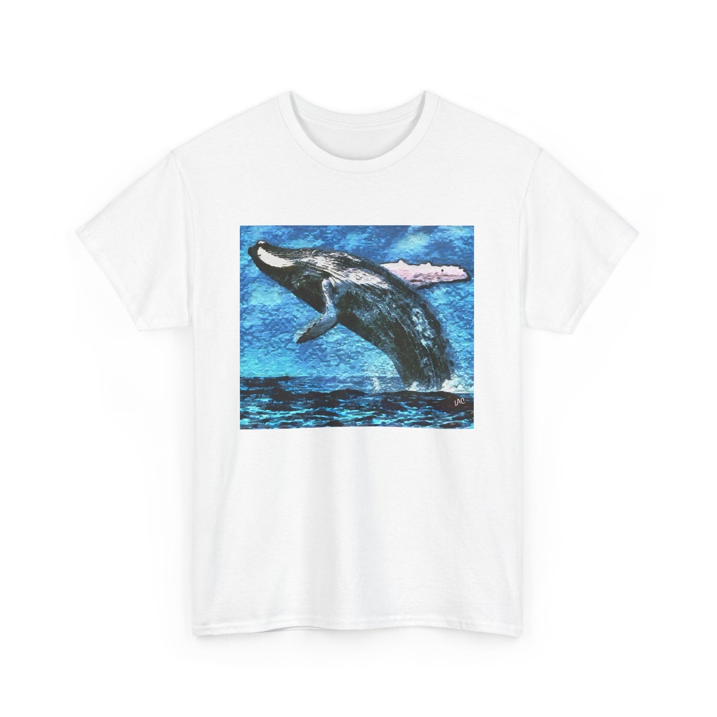 Humpback Whale Unisex Heavy Cotton Tee