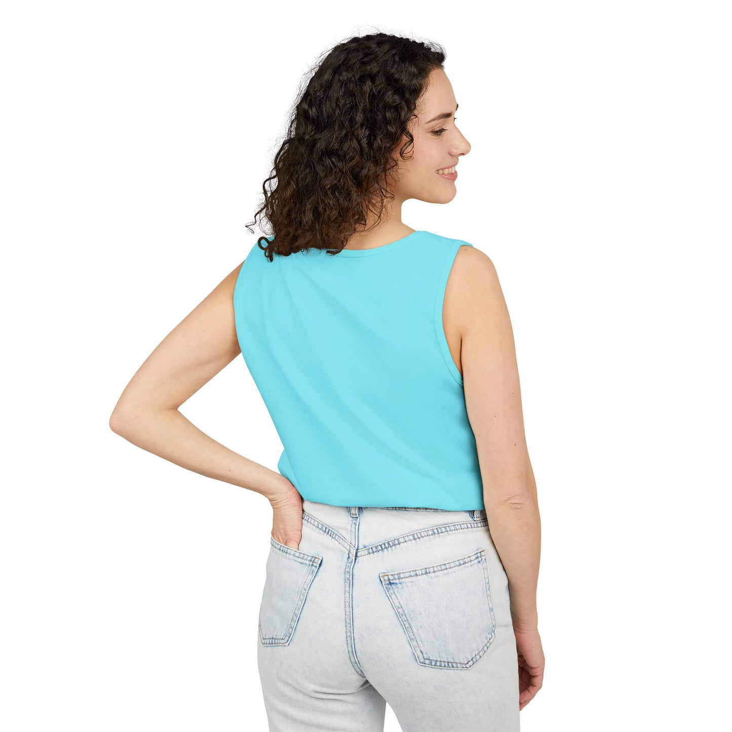 Irish Water Spaniel Unisex Relaxed Fit Garment-Dyed Tank Top