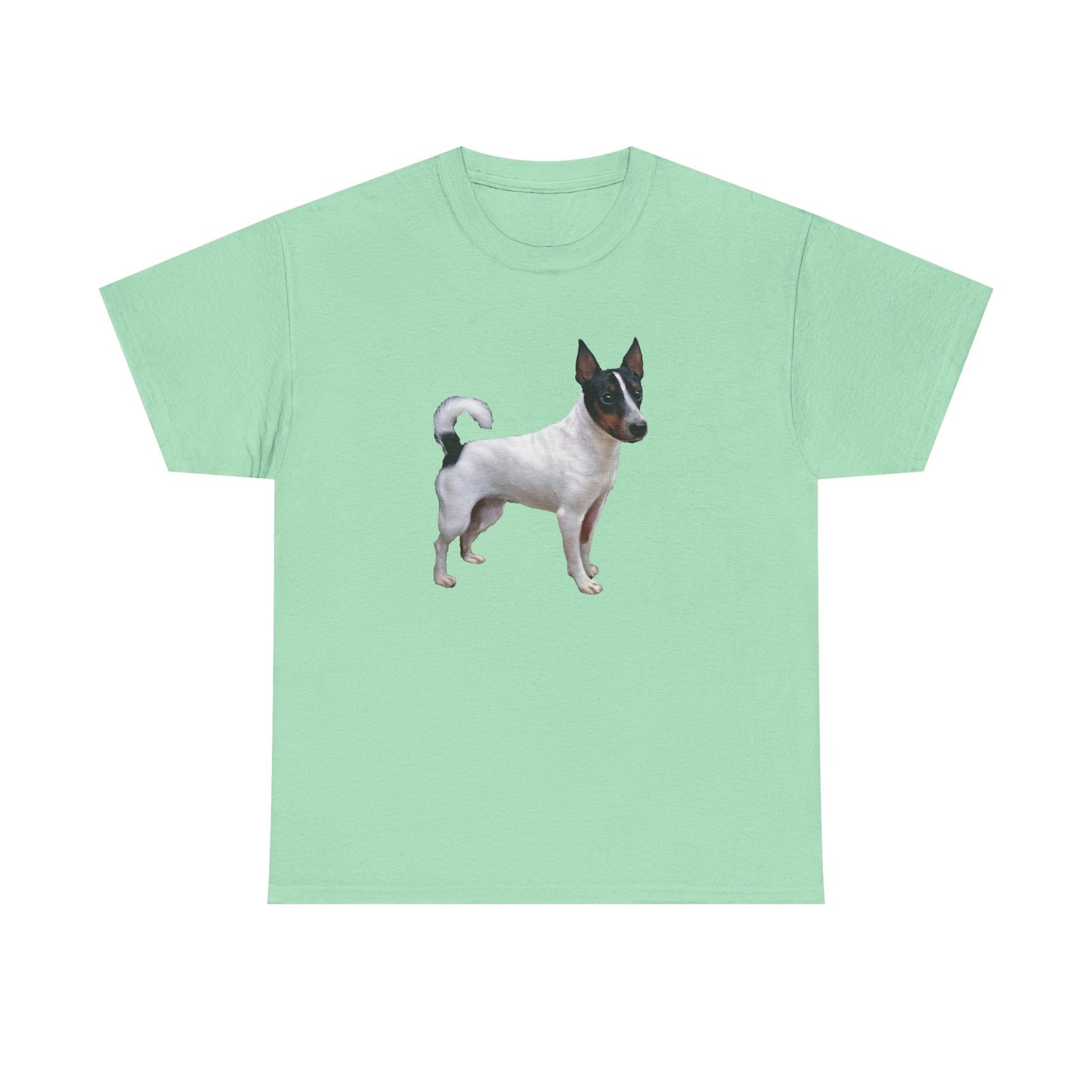 Japanese Terrier Cute Dog Unisex Heavy Cotton Tee for Animal Lovers