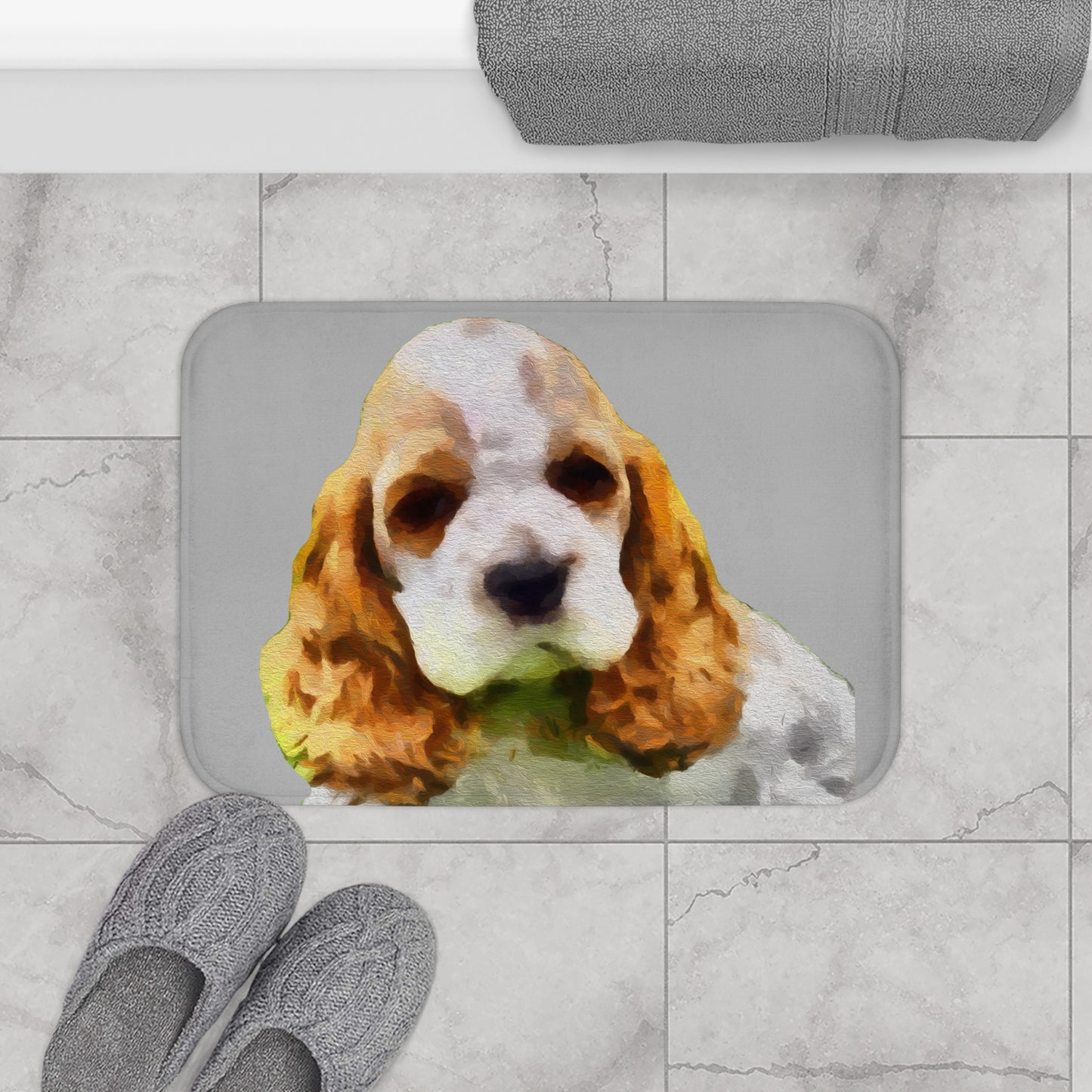 Cocker Spaniel 'Hogan' Bathroom Rug Mat