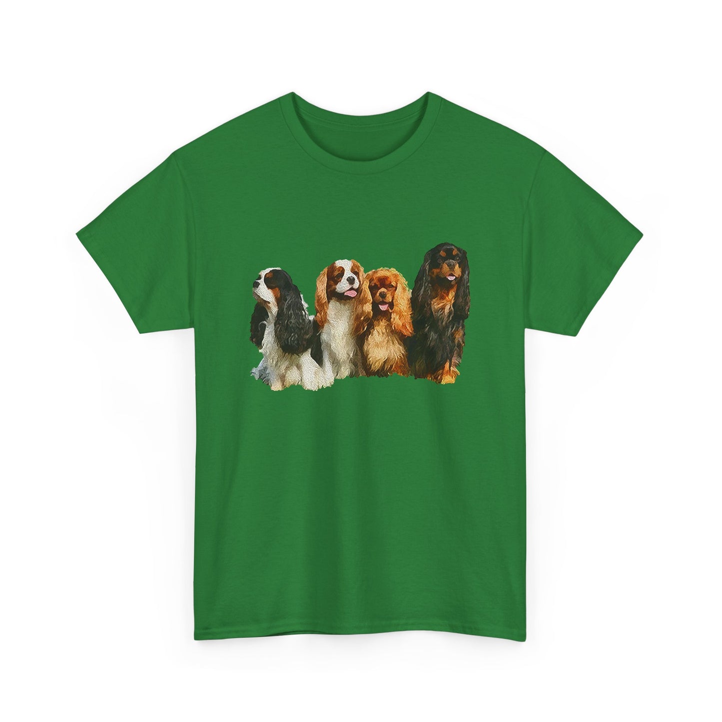 King Charles Spaniel Cavalier Club Unisex Heavy Cotton Tee