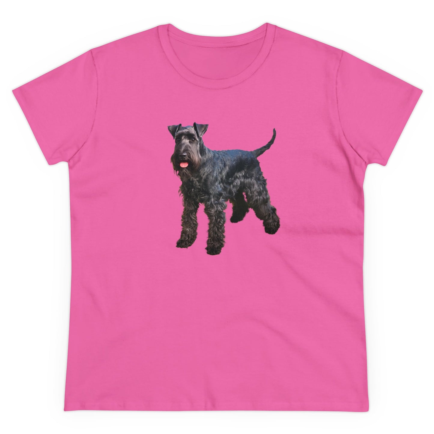Kerry Blue Terrier Women's Midweight Cotton Tee