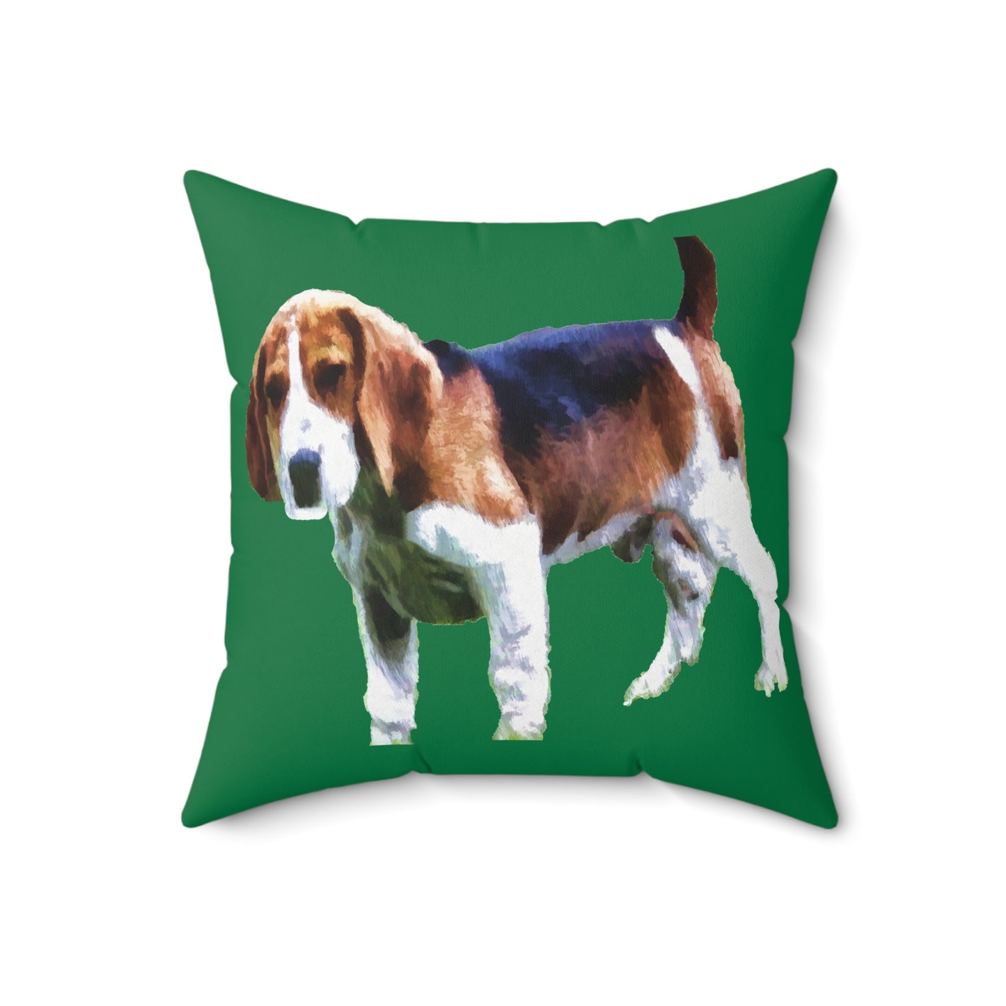 American Foxhound Spun Polyester Throw Pillow