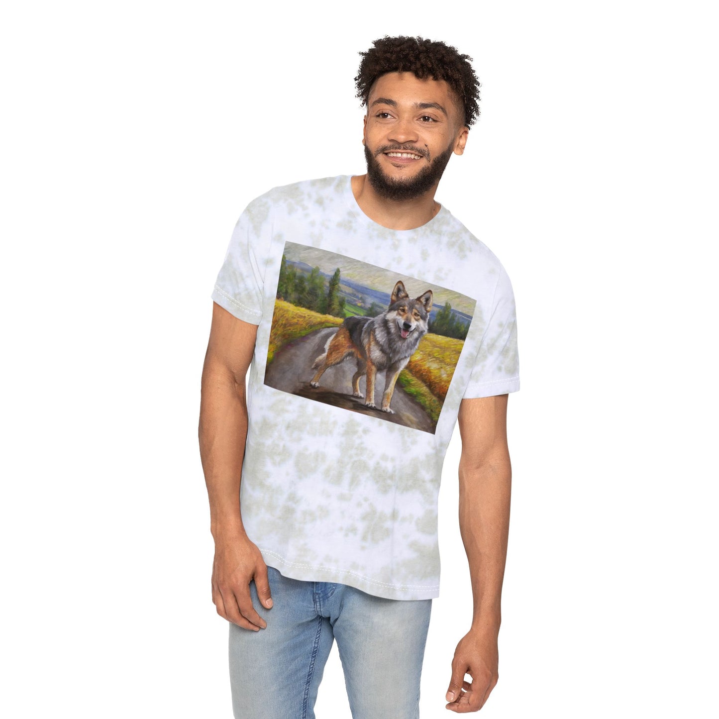 Czechoslovakian Vlciak Wolfdog Classic Tie-Dyed T-Shirt