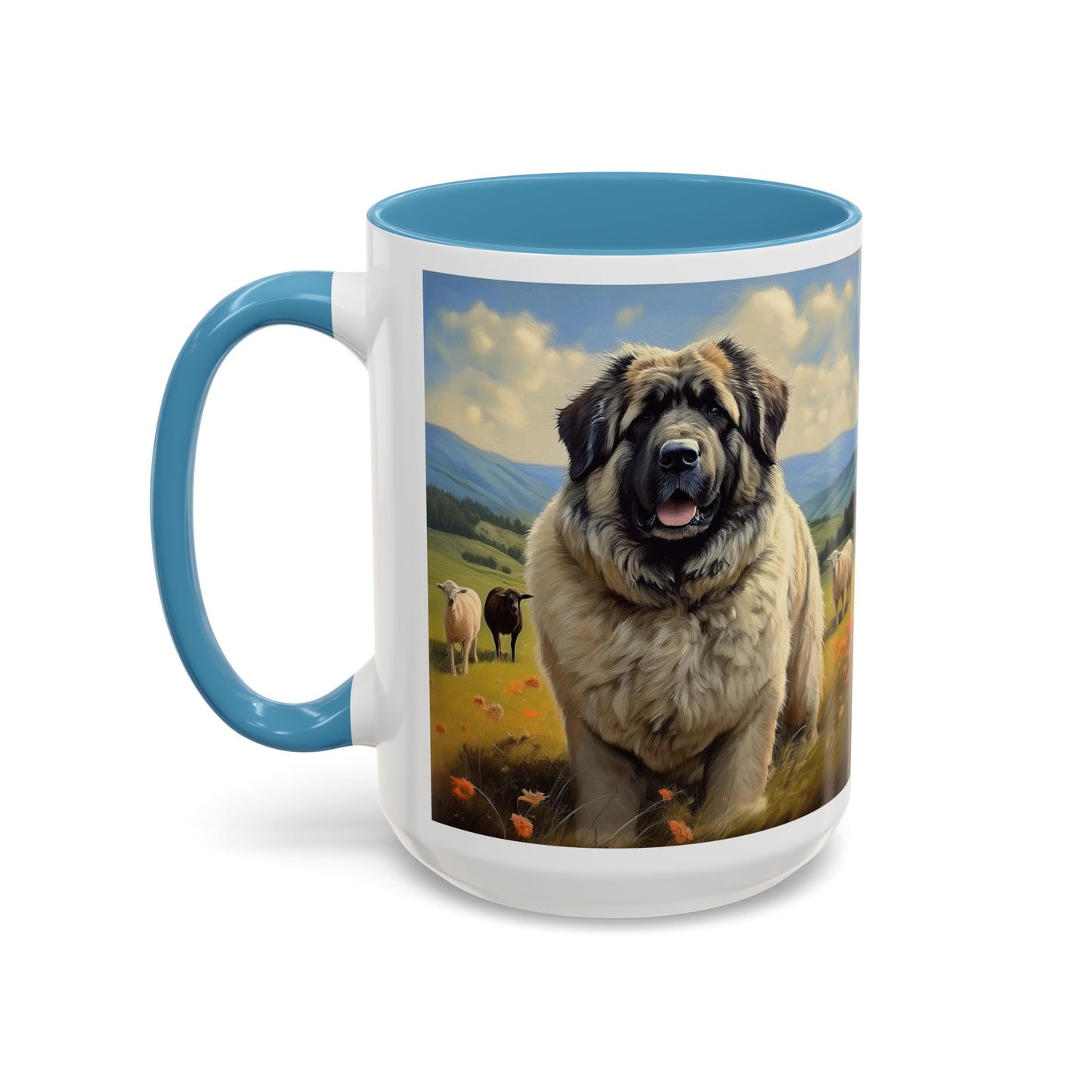 Caucasian Shepherd Dog Ceramic Accent Coffee Mug