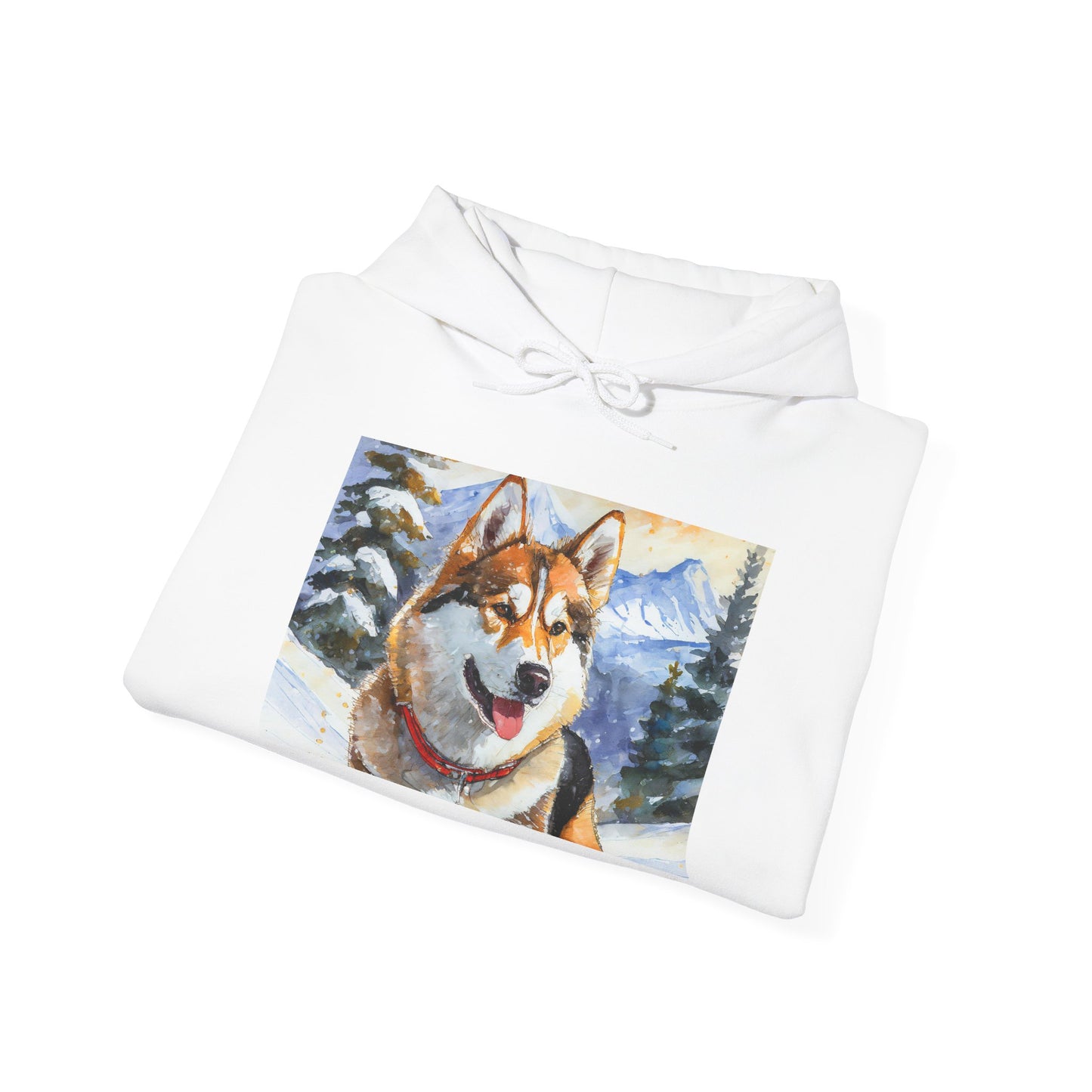 Chinook Sled Dog Unisex 50/50 Hooded Sweatshirt