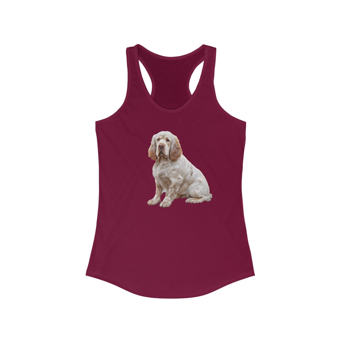 Clumber Spaniel Women's Classic Racerback Tank