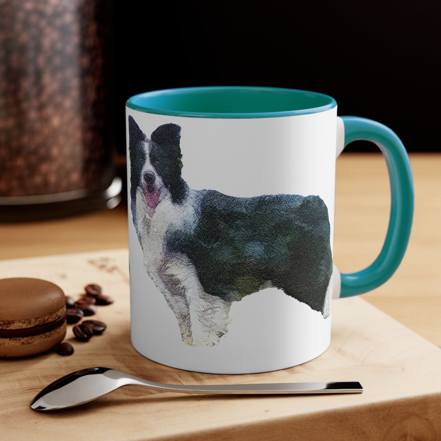 Border Collie Accent Coffee Mug, 11oz